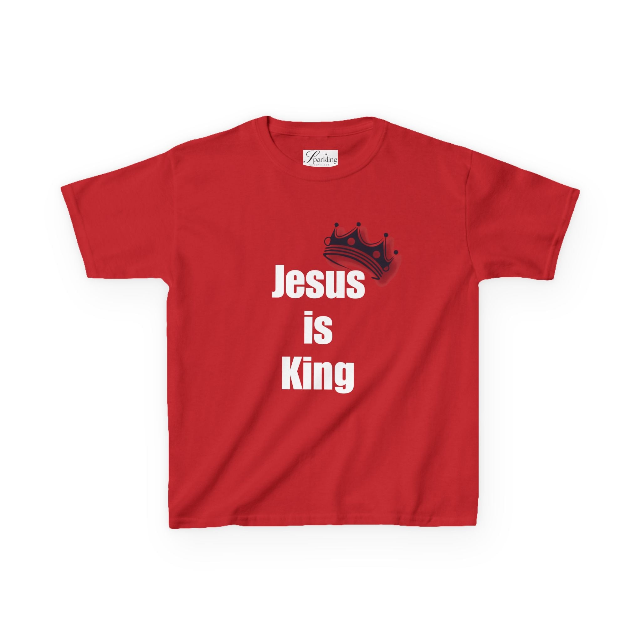 Kids Crown T‑Shirt — Small Silver Crown Graphic Tee for Boys & Girls