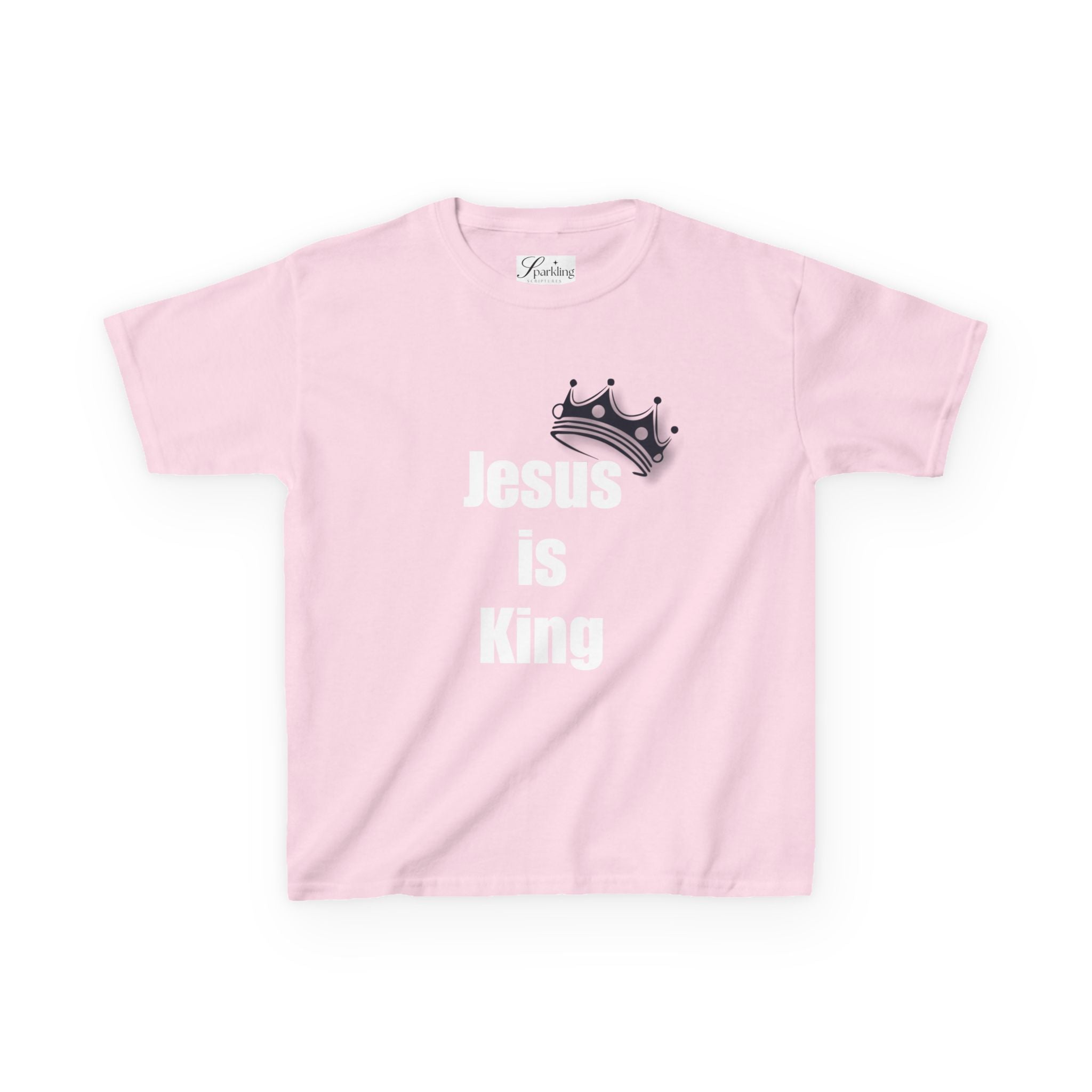Kids Crown T‑Shirt — Small Silver Crown Graphic Tee for Boys & Girls