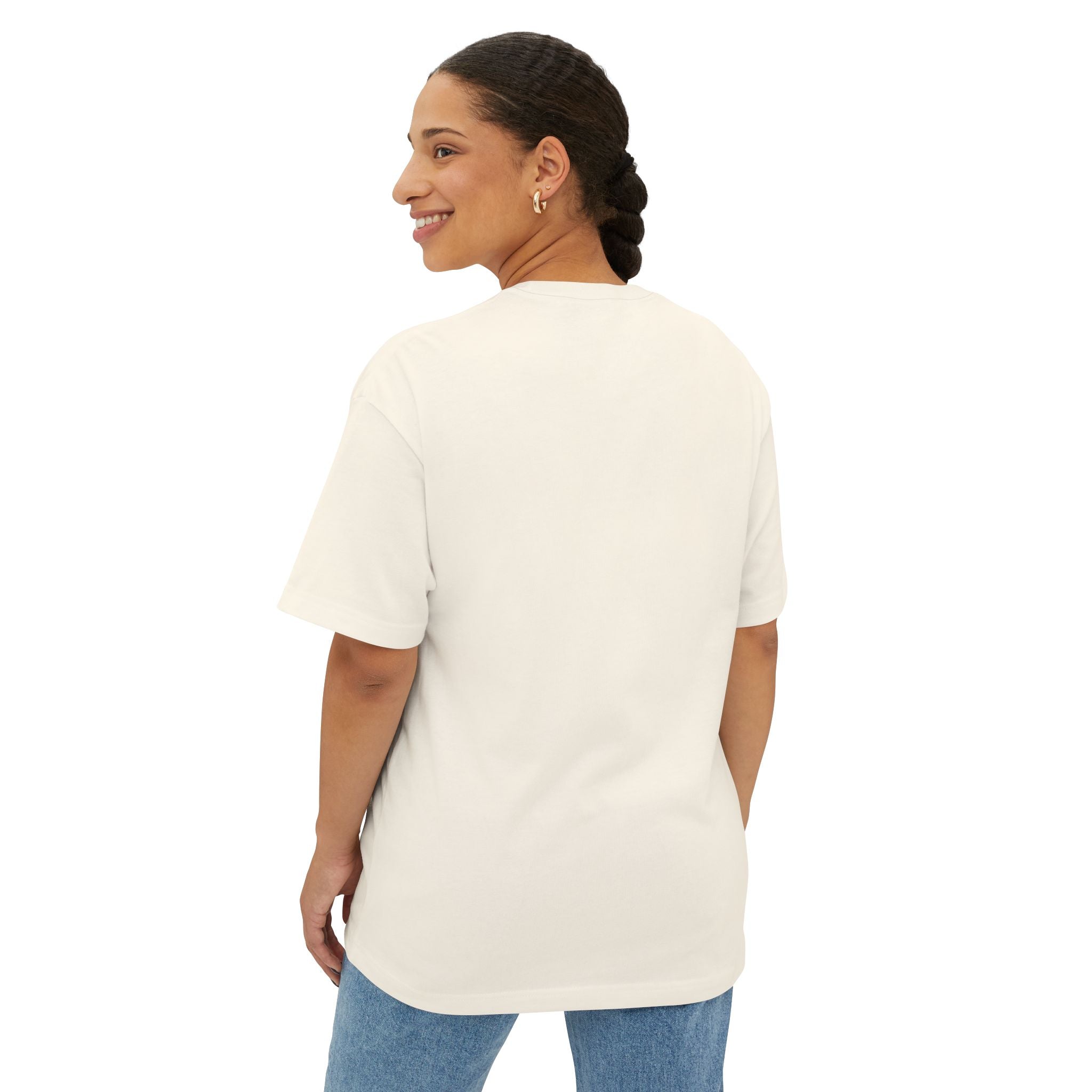 Praying Hands Rosary T‑Shirt — Oversized Boxy Tee