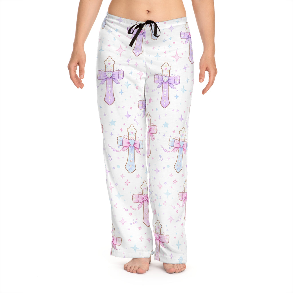 Pastel Cross Pajama Pants —