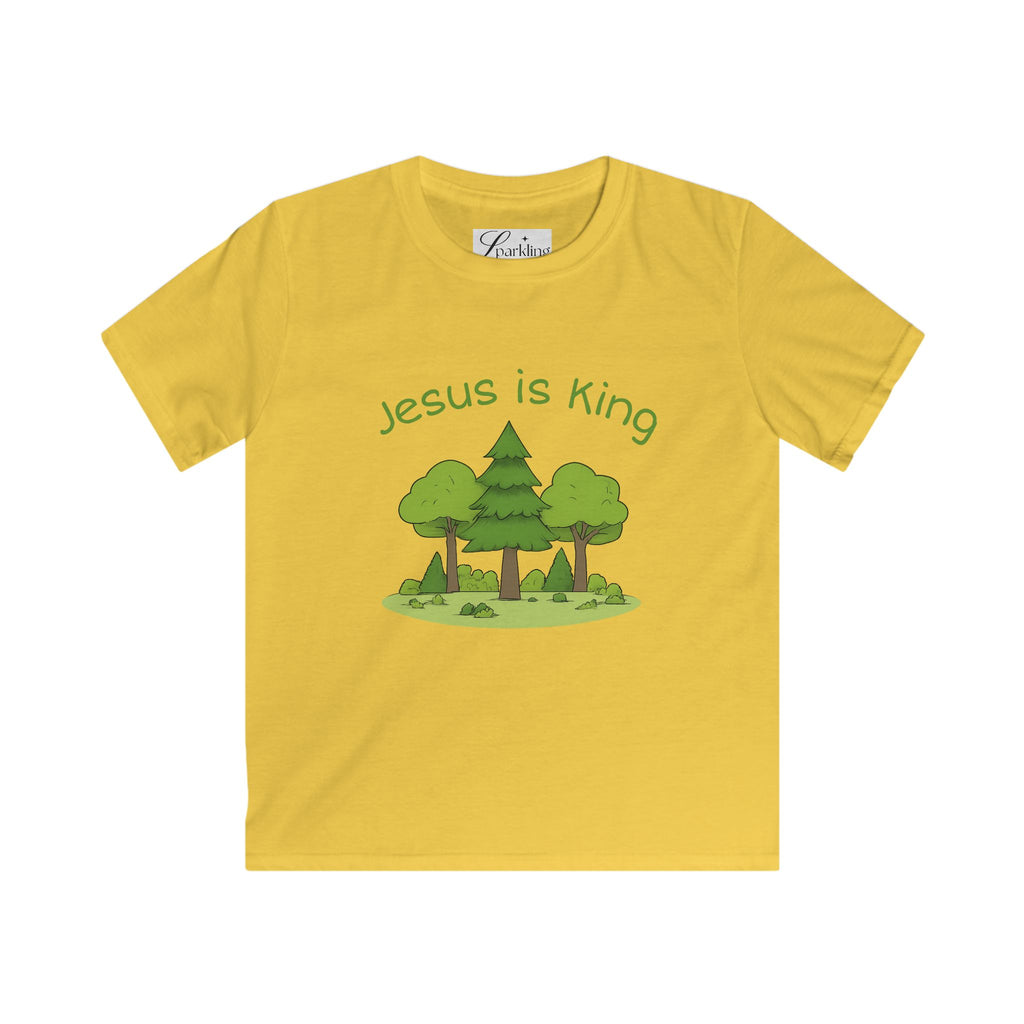 "Jesus Is King" Woodland Tee