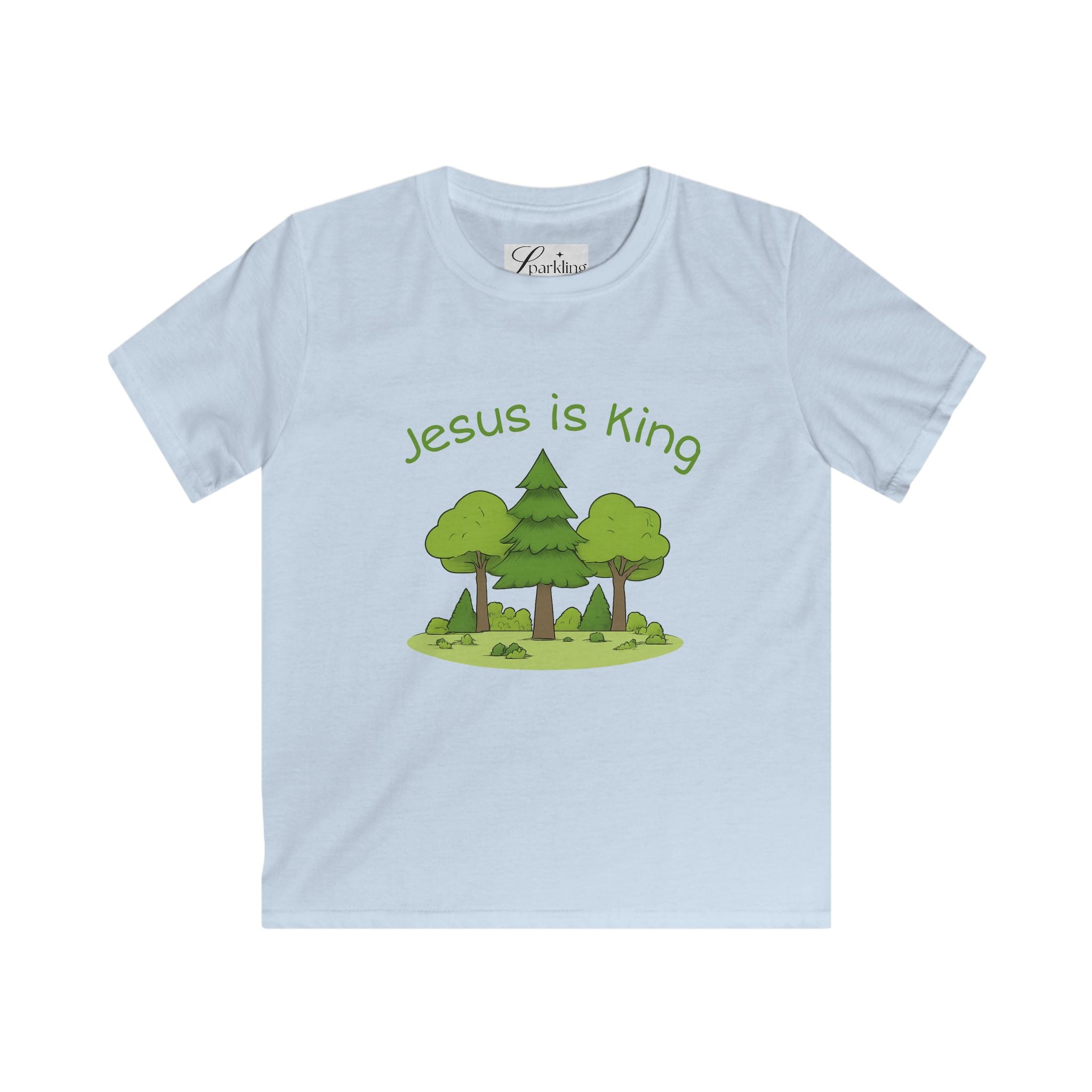 "Jesus Is King" Woodland Tee