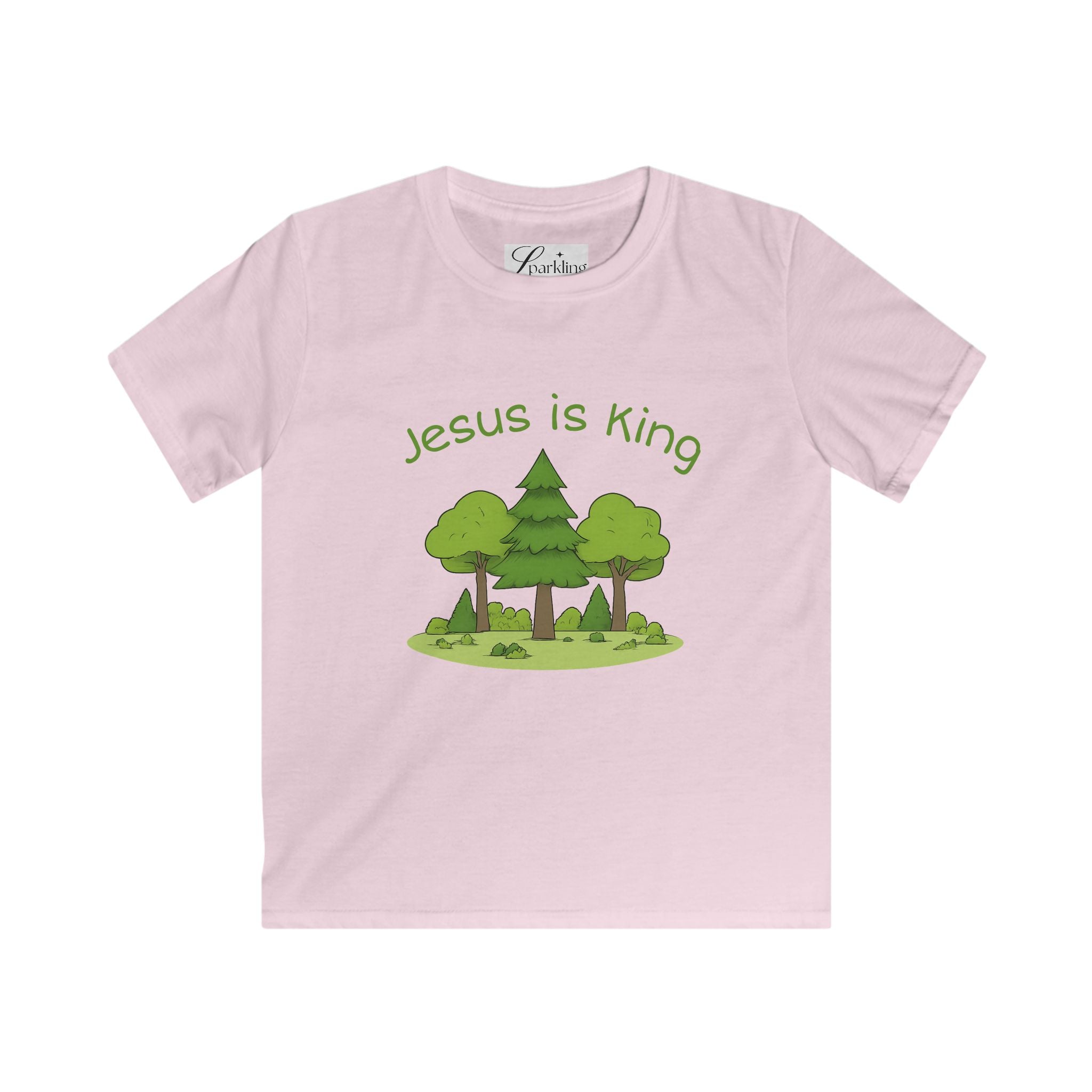 "Jesus Is King" Woodland Tee