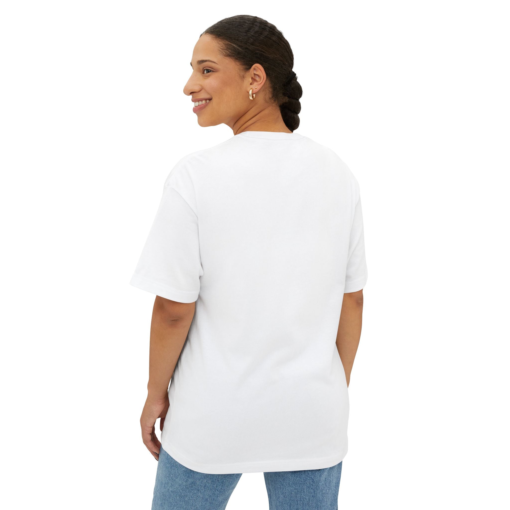 Praying Hands Rosary T‑Shirt — Oversized Boxy Tee