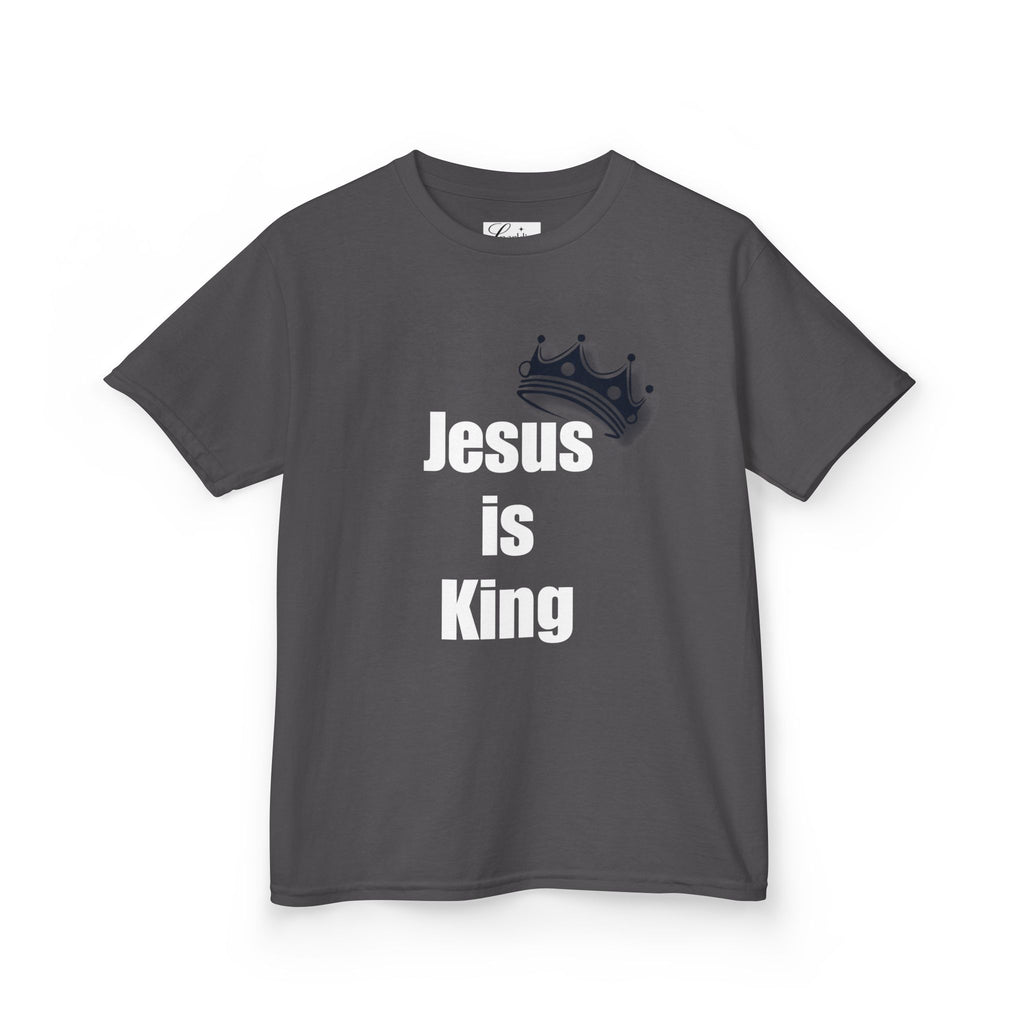 Kids Crown T‑Shirt — Small Silver Crown Graphic Tee for Boys & Girls