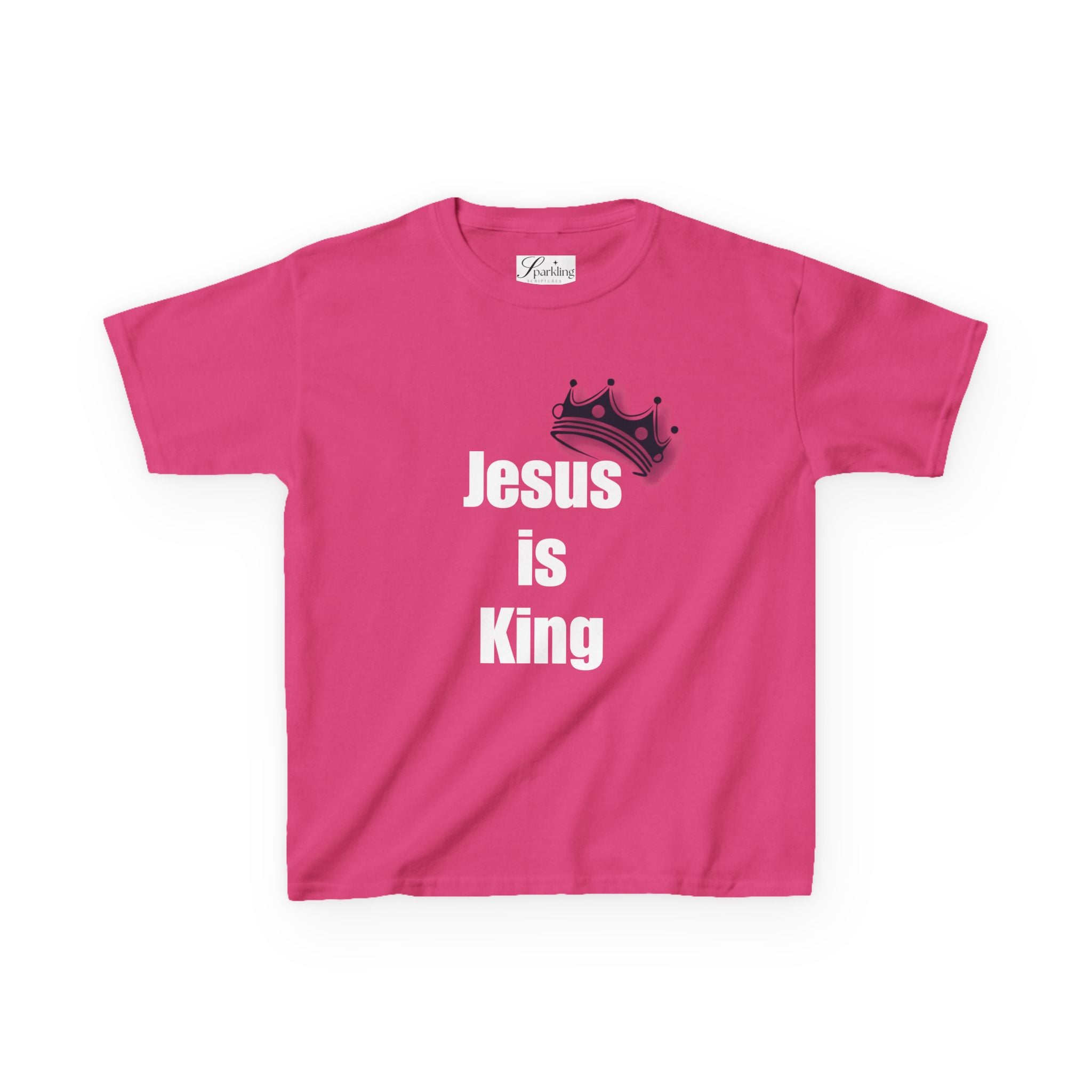 Kids Crown T‑Shirt — Small Silver Crown Graphic Tee for Boys & Girls