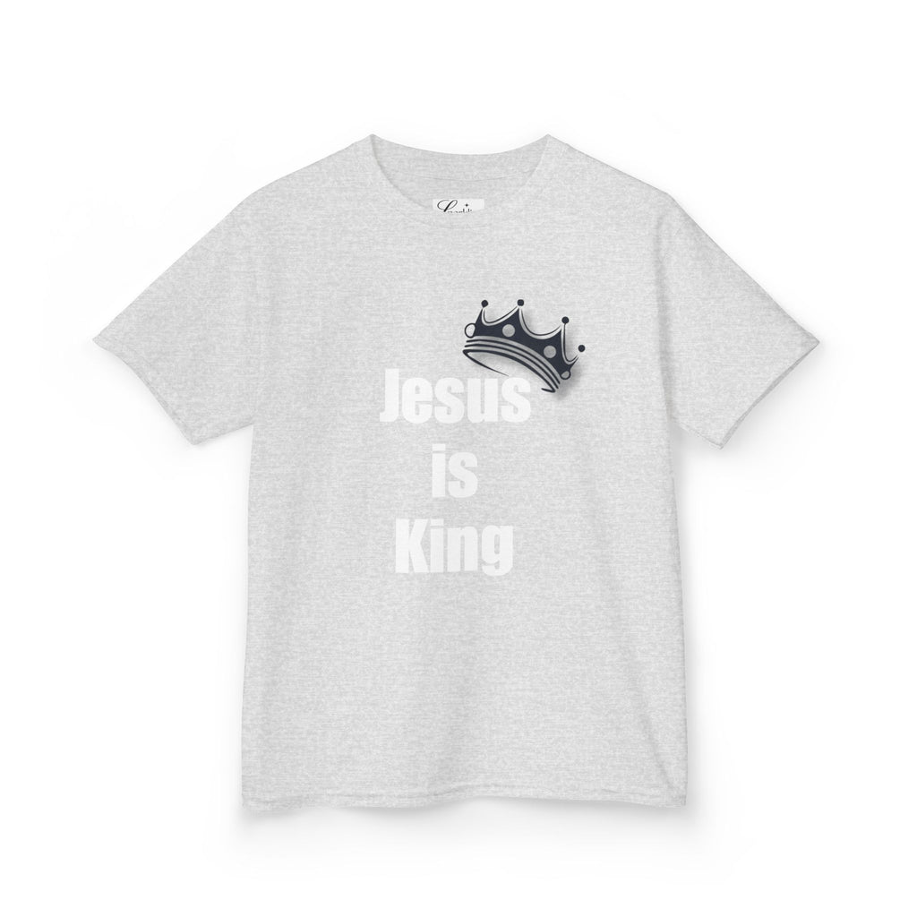 Kids Crown T‑Shirt — Small Silver Crown Graphic Tee for Boys & Girls