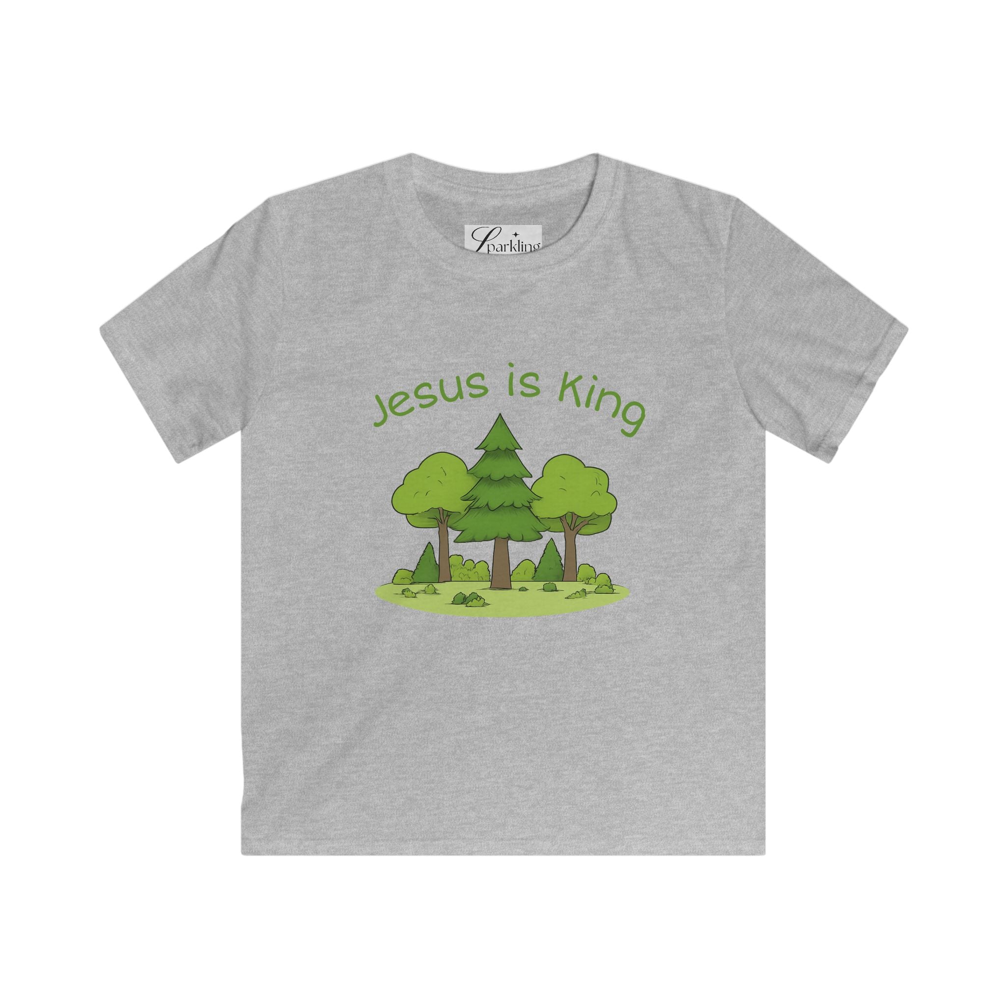 "Jesus Is King" Woodland Tee